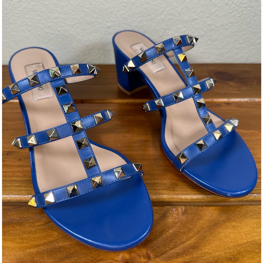 Valentino Rockstud leather mules